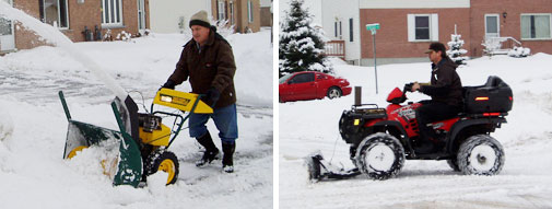motorized alternatives to a snow shovel