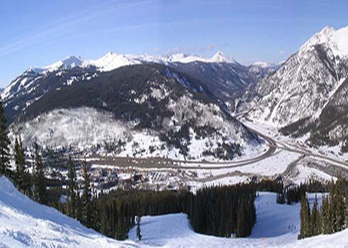 Copper Mountain Ski Resort Base Area.