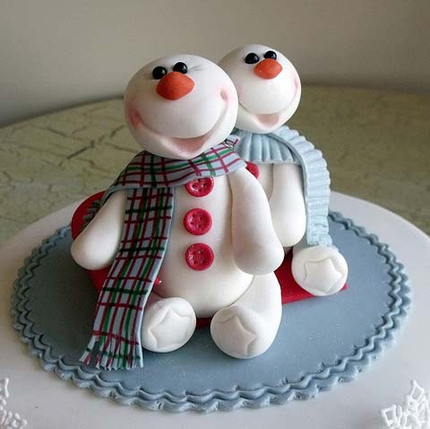 Mr and Mrs Snowman