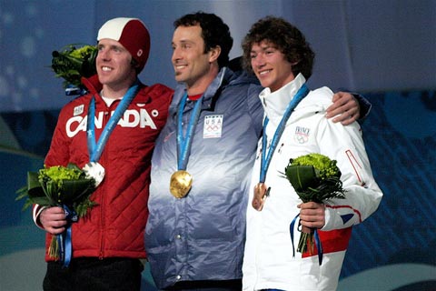 2010 Winter Olympic men's Snowboard Cross medalists