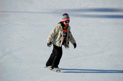 outdoor ice skating